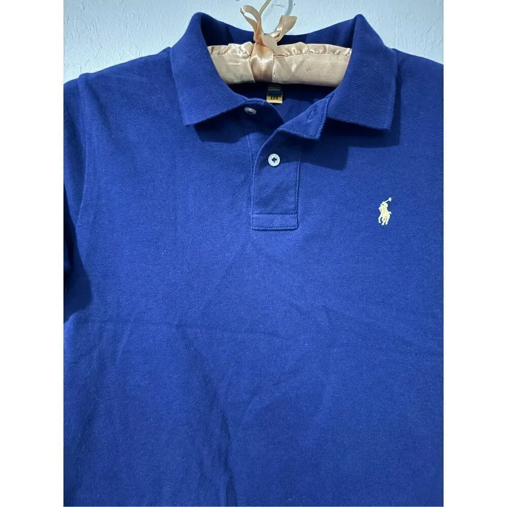 Polo Ralph Lauren youth L 14-16 blue polo shirt
